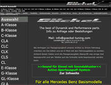 Tablet Screenshot of goeckel.de